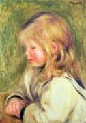 The Child in a White Shirt Reading (Auguste Renoir) - Muzeo.com