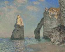 The Cliffs at Etretat (Claude Monet) - Muzeo.com