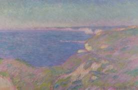 The Cliffs Near Dieppe (Claude Monet) - Muzeo.com