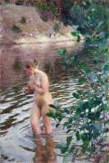 The cold stream (Anders Zorn) - Muzeo.com