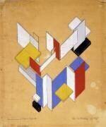 The Construction of Space - Time III (Theo van Doesburg) - Muzeo.com