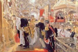 The Crowning of Emperor Nicholas II (Valentin Serov) - Muzeo.com