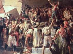 The Cry of the Palleter declaring was on Napoleon (Joaquin Sorolla y Bastida) - Muzeo.com