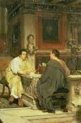 The Discourse (Lawrence Alma-Tadema) - Muzeo.com