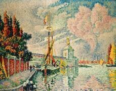 The Dogana (Paul Signac) - Muzeo.com