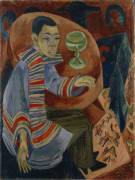 The Drinker (self-portrait) (Ernst Ludwig Kirchner) - Muzeo.com