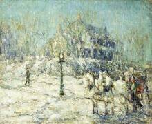 The Dyckman House (Ernest Lawson) - Muzeo.com