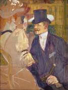 The Englishman at the Moulin Rouge (Henri de Toulouse-Lautrec) - Muzeo.com