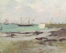 The Entrance to the Port of Boulogne (Berthe Morisot) - Muzeo.com