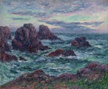 The Evening at Ouessant (Henry Moret) - Muzeo.com
