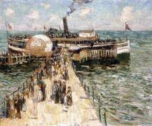 The Excursion Boat (Ernest Lawson) - Muzeo.com