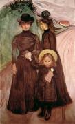 The Family on the Road (Edvard Munch) - Muzeo.com