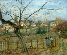 The Fence (Camille Pissarro) - Muzeo.com