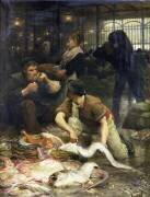 The Fish Market in the Morning (Victor Gabriel Gilbert) - Muzeo.com