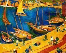 The Fishing Port (André Derain) - Muzeo.com