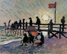 The footbridge at Sainte-Adresse (Albert Marquet) - Muzeo.com