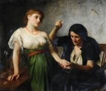 The Fortune Teller (Charles Edward Halle) - Muzeo.com