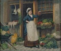 The Fruit Seller (Victor Gabriel Gilbert) - Muzeo.com
