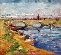 The Gleize Bridge over the Vigneyret Canal (Vincent van Gogh) - Muzeo.com
