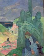 The Green Christ (Breton Calvary) (Paul Gauguin) - Muzeo.com