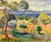 The Gulf of St. Tropez, (Henri-Charles Manguin) - Muzeo.com