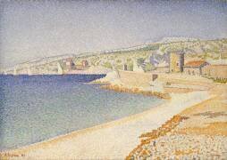 The Jetty at Cassis (Paul Signac) - Muzeo.com
