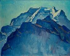The Jungfrau Massif from Mürren (Ferdinand Hodler) - Muzeo.com
