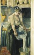 The Laundress (Maximilien Luce) - Muzeo.com