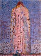 The Lighthouse of Westkapelle, Netherlands (Piet Mondrian) - Muzeo.com