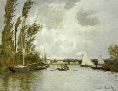 The Little Branch of the Seine at Argenteuil (Claude Monet) - Muzeo.com