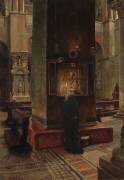The Madonna del Bacio at San Marco (Jean-Louis-Ernest Meissonier) - Muzeo.com
