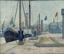The 'Maria' at Honfleur (Georges Seurat) - Muzeo.com