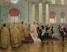 The Marriage of Tsar Nicholas II (Ilya Répine) - Muzeo.com
