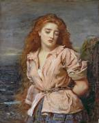 The Martyr of Solway : Portrait of Margaret Wilson (John Everett Millais) - Muzeo.com
