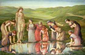The Mirror of Venus (Edward Burne-Jones) - Muzeo.com
