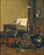 The Painter's Monkey (Antoine Vollon) - Muzeo.com