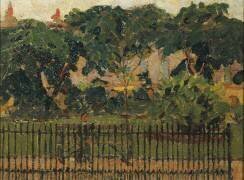 The Park Railings (Spencer Frederick Gore) - Muzeo.com