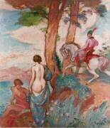 The Persian Horseman (Georges D'Espagnat) - Muzeo.com