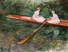 The Pink Rowing Boat (Claude Monet) - Muzeo.com