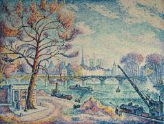 The Pont des Arts, Paris (Paul Signac) - Muzeo.com