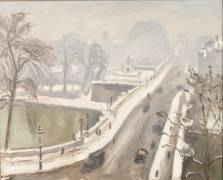 The Pont Neuf under the snow (Albert Marquet) - Muzeo.com