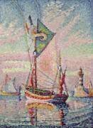 The Port at Concarneau (Paul Signac) - Muzeo.com