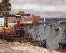 The Port of Sauzon (Maxime Maufra) - Muzeo.com