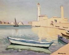 The Port of Sete (Albert Marquet) - Muzeo.com