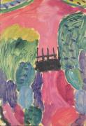 The Red Road (Alexej von Jawlensky) - Muzeo.com