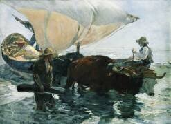 The Return from Fishing (Joaquin Sorolla y Bastida) - Muzeo.com