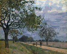 The Road from Versailles to Louveciennes (Alfred Sisley) - Muzeo.com