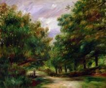 The road near Cagnes (Auguste Renoir) - Muzeo.com