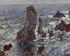 The Rocks at Belle-Ile (Claude Monet) - Muzeo.com