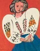 The Romanian Blouse / H. Matisse / Painting,  1940 (Henri Matisse) - Muzeo.com